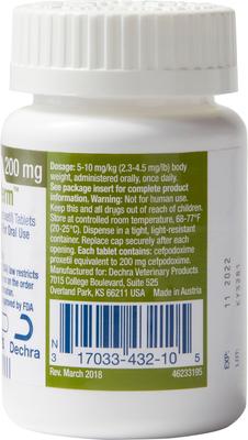 Cefpoderm (cefpodoxime proxetil) Tablets for Dogs