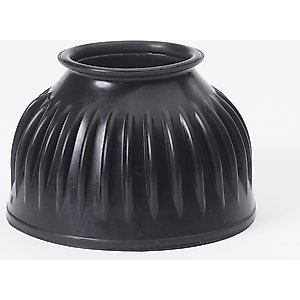 Centaur ECO Thick Rib Horse Bell Boots, Black, Medium