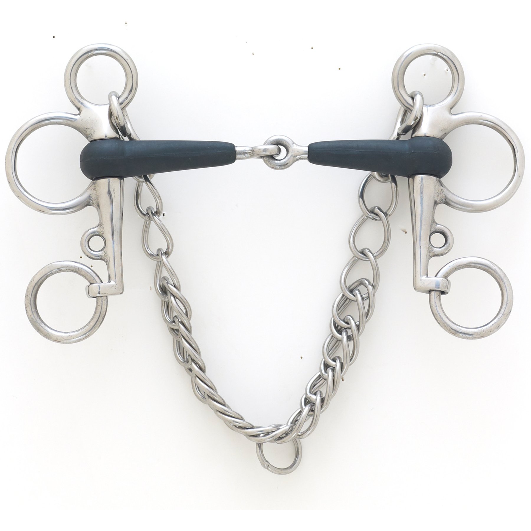 Centaur EcoPure Stainless Steel Jointed Tom Thumb Bit Pelham, 4-in