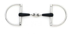 Centaur EcoPure Stainless Steel Oval Link Hunter Dee Horse Bit Ring, 5-in