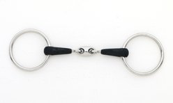 Centaur EcoPure Stainless Steel Oval Peanut Link Ring Horse Bit Loose, 5.25-in