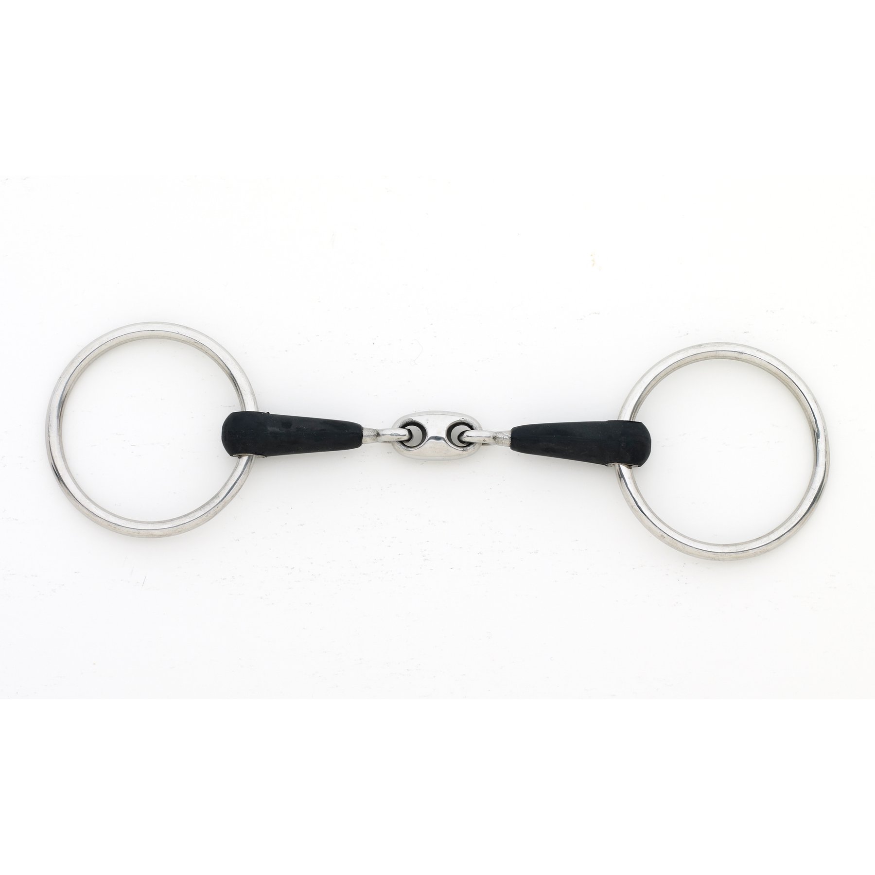 Centaur EcoPure Stainless Steel Oval Peanut Link Ring Horse Bit Loose, 5.25-in