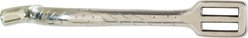 Centaur Stainless Steel Child's Prince of Wales Fancy Engraved Spurs, 1/2-in