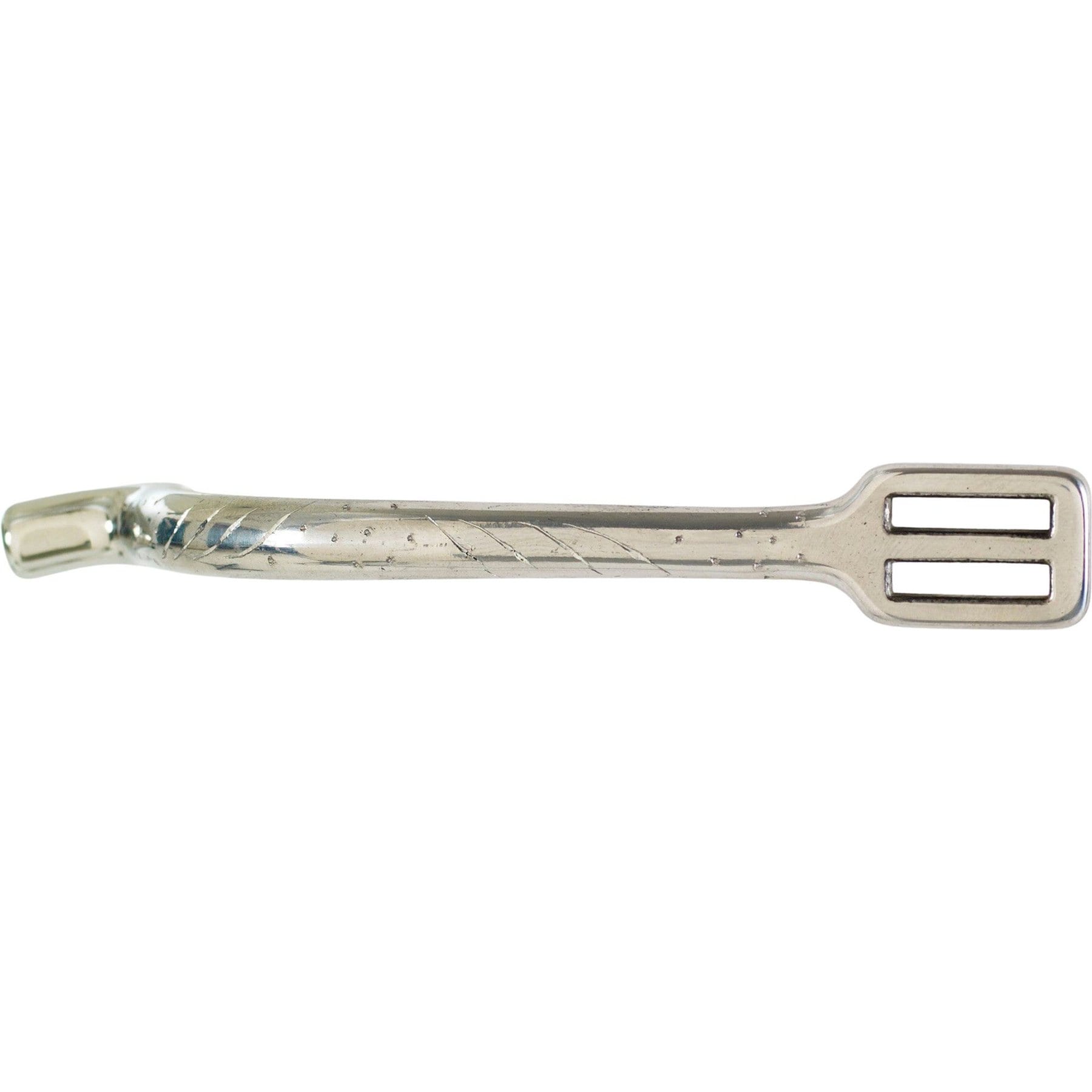 Centaur Stainless Steel Child's Prince of Wales Fancy Engraved Spurs, 1/2-in