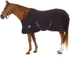 Centaur Turbo-Dry Horse Cooler with Surcingles, Black, Cob