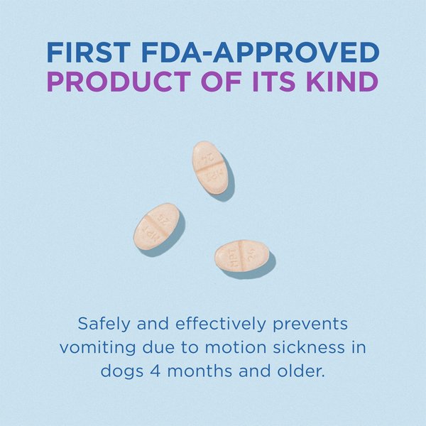 Show full view: Cerenia (Maropitant Citrate) Tablets for Dogs, 60-mg, 4 tablets slide 3 of 10