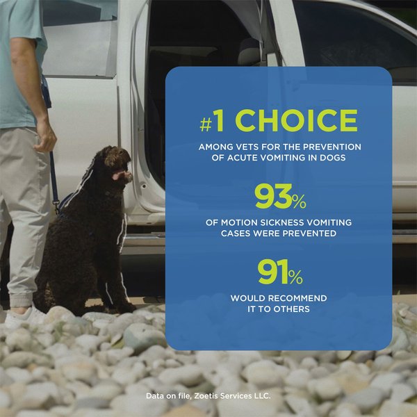 Show full view: Cerenia (Maropitant Citrate) Tablets for Dogs, 60-mg, 4 tablets slide 4 of 10