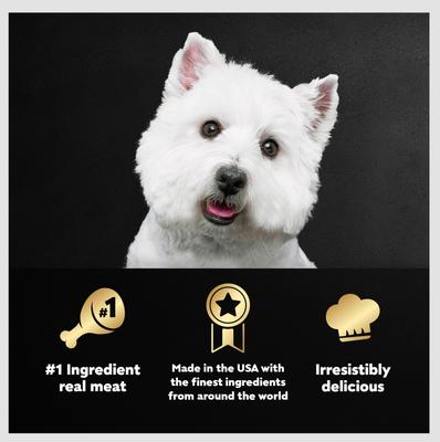 Show full view: Cesar Breakfast Classic Loaf in Sauce Variety Pack Small Breed Adult Wet Dog Food Trays, 3.5-oz, case of 12 slide 6 of 12