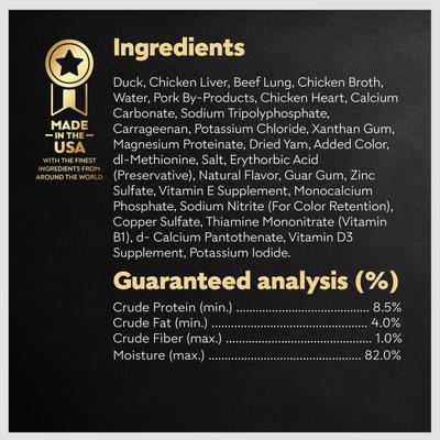 Show full view: Cesar Classic Loaf in Sauce Duck Recipe Dog Food Trays, 3.5-oz, case of 24 slide 7 of 12