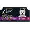 Show in main carousel: Cesar Classic Loaf in Sauce Filet Mignon & Porterhouse Steak Flavors Variety Pack Grain-Free Small Breed Adult Wet Dog Food Trays, 3.5-oz, case of 12 slide 1 of 12