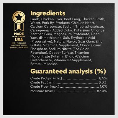 Show full view: Cesar Classic Loaf in Sauce Lamb Recipe Grain-Free Small Breed Adult Wet Dog Food Trays, 3.5-oz, case of 24 slide 7 of 12