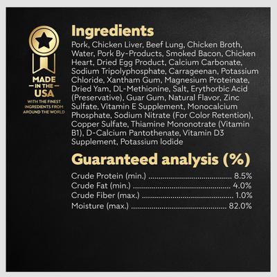 Show full view: Cesar Classic Loaf in Sauce Smoked Bacon & Egg Flavor Grain-Free Small Breed Adult Wet Dog Food Trays, 3.5-oz, case of 24 slide 7 of 12