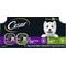 Show in main carousel: Cesar Classic Loaf in Sauce Top Sirloin & Grilled Chicken Flavors Variety Pack Grain-Free Small Breed Adult Wet Dog Food Trays, 3.5-oz, case of 12 slide 1 of 12
