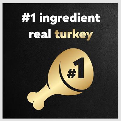 Show full view: Cesar Classic Loaf in Sauce Turkey Recipe Grain-Free Small Breed Adult Wet Dog Food, 3.5-oz, case of 24 slide 5 of 12