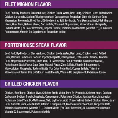 Show full view: Cesar Classic Loaf in Sauce Variety Pack + Breakfast Classic Loaf in Sauce Variety Pack Small Breed Wet Dog Food slide 3 of 10