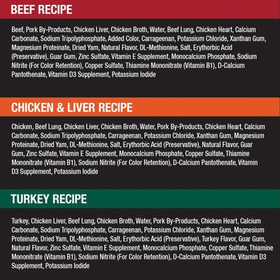 Show full view: Cesar Classic Loaf in Sauce Variety Pack + Breakfast Classic Loaf in Sauce Variety Pack Small Breed Wet Dog Food slide 4 of 10