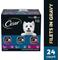 Show in main carousel: Cesar Filets in Gravy Beef Flavors Variety Pack Small Breed Adult Wet Dog Food, 3.5-oz tray, case of 24 slide 4 of 12