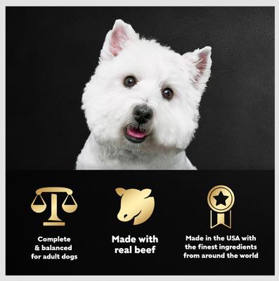 Show full view: Cesar Filets in Gravy Beef Variety Pack Small Breed Adult Wet Dog Food Trays, 3.5-oz, case of 12 slide 6 of 12