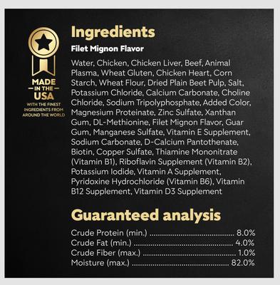 Show full view: Cesar Filets in Gravy Filet Mignon Flavor Small Breed Adult Wet Dog Food, 3.5-oz, case of 24 slide 7 of 12