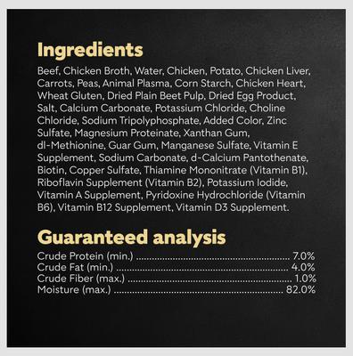 Show full view: Cesar Home Delights Beef Stew Grain-Free Small Breed Adult Wet Dog Food Trays, 3.5-oz, case of 24 slide 7 of 12