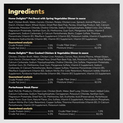 Show full view: Cesar Home Delights & Classic Loaf in Sauce Variety Pack Small Breed Adult Wet Dog Food Trays, 3.5-oz, case of 36 slide 8 of 11