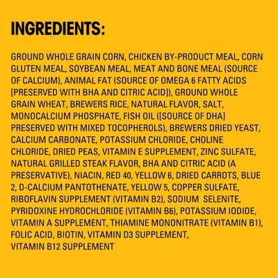 Show full view: Cesar Home Delights Slow Cooked Chicken & Vegetables & Beef Stew Variety Pack Food Trays + Pedigree Tender Bites Complete Nutrition Chicken & Steak Flavor Dry Dog Food slide 8 of 9