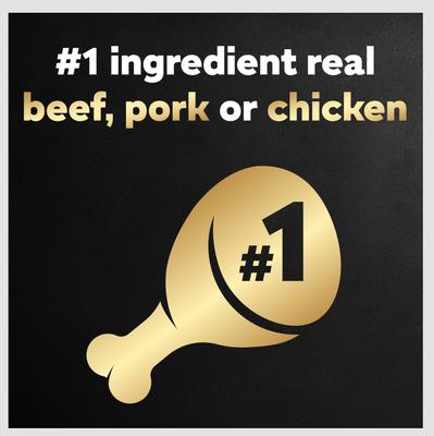 Show full view: Cesar Loaf in Sauce Variety Pack Grain-Free Small Breed Adult Wet Dog Food Trays, 3.5-oz, case of 24 slide 5 of 11