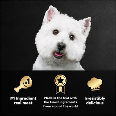 Show full view: Cesar Loaf in Sauce Variety Pack Grain-Free Small Breed Adult Wet Dog Food Trays, 3.5-oz tray, bundle of 48  slide 6 of 11