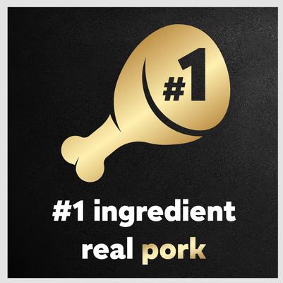 Show full view: Cesar Loaf & Topper in Sauce Ham & Egg Flavor with Potato & Cheese Grain-Free Small Breed Adult Wet Dog Food, 3.5-oz, case of 24 slide 6 of 12