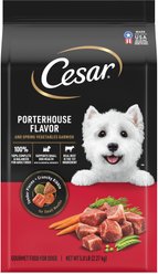 Cesar Porterhouse Flavor & Spring Vegetables Garnish Small Breed Adult Dry Dog Food, 5-lb bag