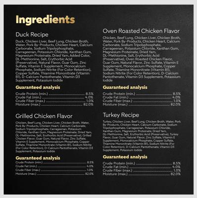 Show full view: Cesar Poultry Variety Pack with Real Chicken, Turkey & Duck Grain-Free Small Breed Adult Wet Dog Food Trays, 3.5-oz, case of 24 slide 7 of 12