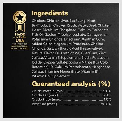 Show full view: Cesar Puppy Classic Loaf in Sauce Chicken & Beef Recipe Small Breed Wet Dog Food Trays, 3.5-oz, case of 24 slide 7 of 12