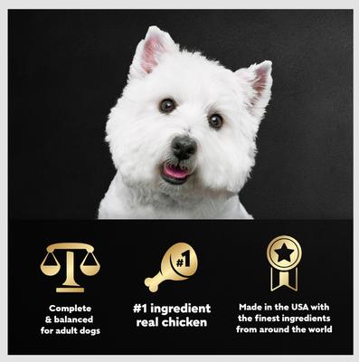 Show full view: Cesar Rotisserie Chicken Flavor Filets in Gravy Small Breed Adult Wet Dog Food Trays, 3.5-oz, case of 24 slide 6 of 12