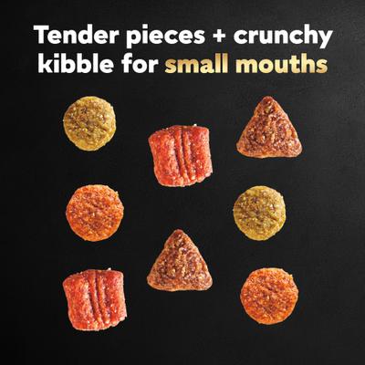 Show full view: Cesar Rotisserie Chicken Flavor & Spring Vegetables Garnish Small Breed Dry Dog Food, 12-lb bag slide 6 of 12