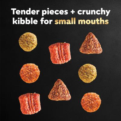 Show full view: Cesar Rotisserie Chicken Flavor & Spring Vegetables Garnish Small Breed Dry Dog Food, 2.7-lb bag slide 6 of 12