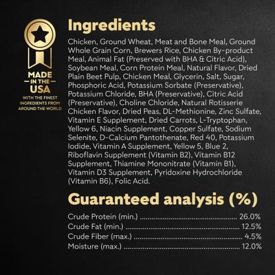 Show full view: Cesar Rotisserie Chicken Flavor & Spring Vegetables Garnish Small Breed Dry Dog Food, 5-lb bag slide 7 of 12