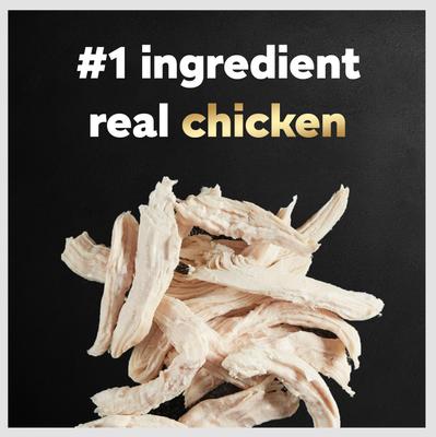 Show full view: Cesar Simply Crafted Chicken, Duck, Purple Potatoes, Pumpkin, Green Beans & Brown Rice Adult Wet Dog Food Meal Topper, 1.3-oz tray, case of 10 slide 6 of 11