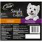 Show in main carousel: Cesar Simply Crafted Chicken, Duck, Purple Potatoes, Pumpkin, Green Beans & Brown Rice & Chicken, Carrots, Barley & Spinach Variety Pack Adult Wet Dog Food Meal Topper, 1.3-oz tub, case of 16 slide 3 of 11