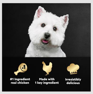 Show full view: Cesar Simply Crafted Chicken Limited-Ingredient Wet Dog Food Topper, 1.3-oz, case of 10 slide 9 of 11
