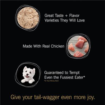 Show full view: Cesar Simply Crafted Chicken Limited-Ingredient Wet Dog Food Topper, 1.3-oz tray, bundle of 20  slide 9 of 11