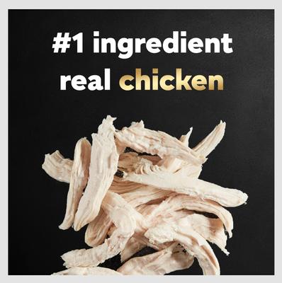 Show full view: Cesar Simply Crafted Chicken, Sweet Potato, Apple, Barley & Spinach Limited-Ingredient Adult Wet Dog Food Topper, 1.3-oz, case of 10 slide 6 of 11