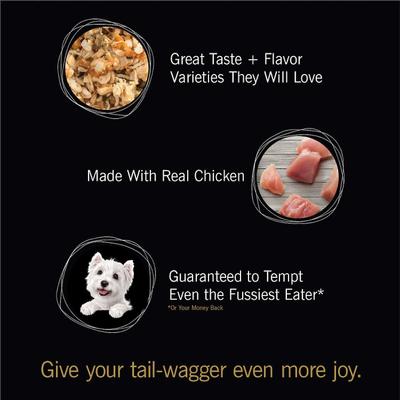 Show full view: Cesar Simply Crafted Chicken, Sweet Potato, Apple, Barley & Spinach Limited-Ingredient + Chicken Limited-Ingredient Wet Dog Food Topper slide 5 of 10