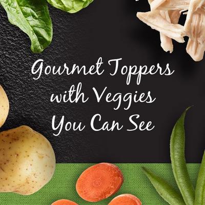 Show full view: Cesar Simply Crafted Cuisine Complement Soft Wet Adult Dog Food Topper Variety Pack, 1.3-oz tubs, case of 24 slide 10 of 10