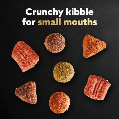 Show full view: Cesar Simply Crafted Cuisine Complement Wet Food Variety Pack + Rotisserie Chicken Flavor & Spring Vegetables Garnish Dry Dog Food slide 8 of 9