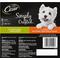 Show in main carousel: Cesar Simply Crafted Variety Pack Chicken, Carrots, Potatoes & Peas & Chicken, Sweet Potato, Apple, Barley & Spinach Limited-Ingredient Wet Dog Food Topper, 1.3-oz tray, bundle of 16  slide 3 of 11