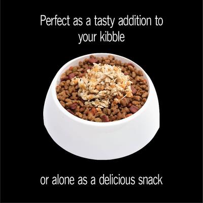 Show full view: Cesar Simply Crafted Variety Pack Chicken, Carrots, Potatoes & Peas & Chicken, Sweet Potato, Apple, Barley & Spinach Limited-Ingredient Wet Dog Food Topper, 1.3-oz tray, bundle of 16  slide 9 of 11