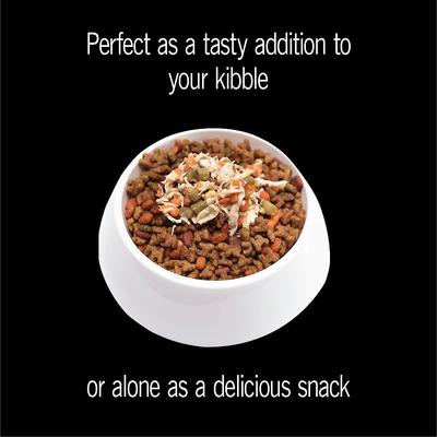 Show full view: Cesar Simply Crafted Variety Pack Chicken & Chicken, Carrots & Green Beans Limited-Ingredient Wet Dog Food Topper, 1.3-oz tray, bundle of 16  slide 9 of 11