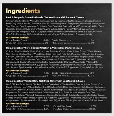 Show full view: Cesar Steak & Poultry Lovers Variety Pack Small Breed Adult Wet Dog Food Trays, 3.5-oz, case of 36 slide 7 of 11