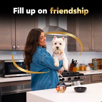 Show full view: Cesar Warm Bowls Roasted Chicken Entree Shredded Wet Dog Food Trays, 2.7-oz tray, case of 10 slide 10 of 11