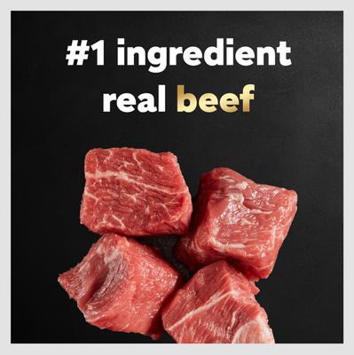 Show full view: Cesar Wholesome Bowls Beef, Chicken, Carrots, Barley & Green Beans Recipe Small Breed Adult Soft Wet Dog Food, 3-oz bowl, case of 10 slide 5 of 11